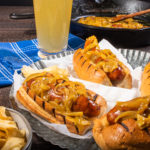 mustard-beer-basted-sausage